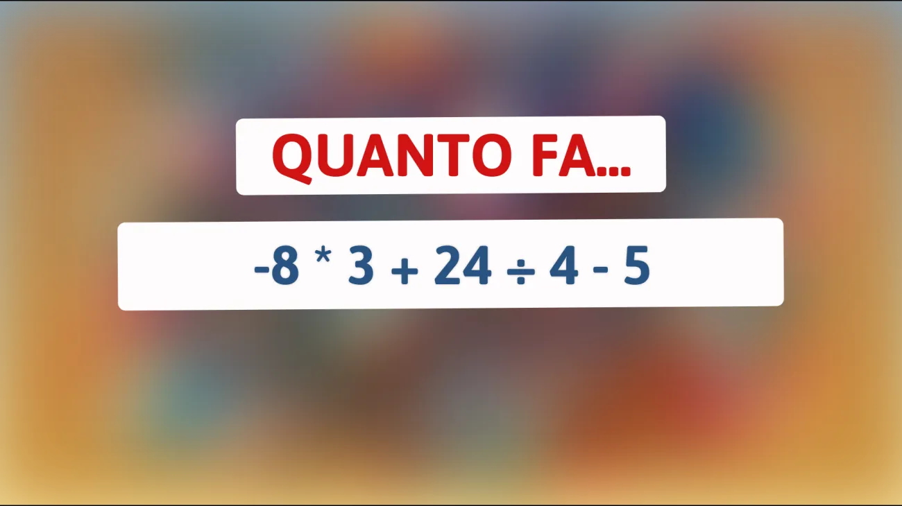 \"Svelato l'indovinello che solo le menti più brillanti possono risolvere: sei tra gli intelligenti che possono guidare il mondo?\""