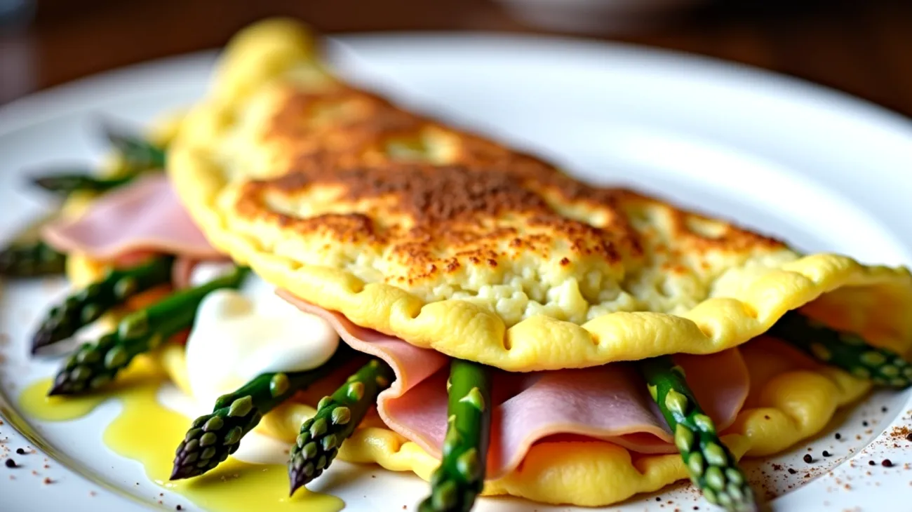 Frittata pecorino asparagi"