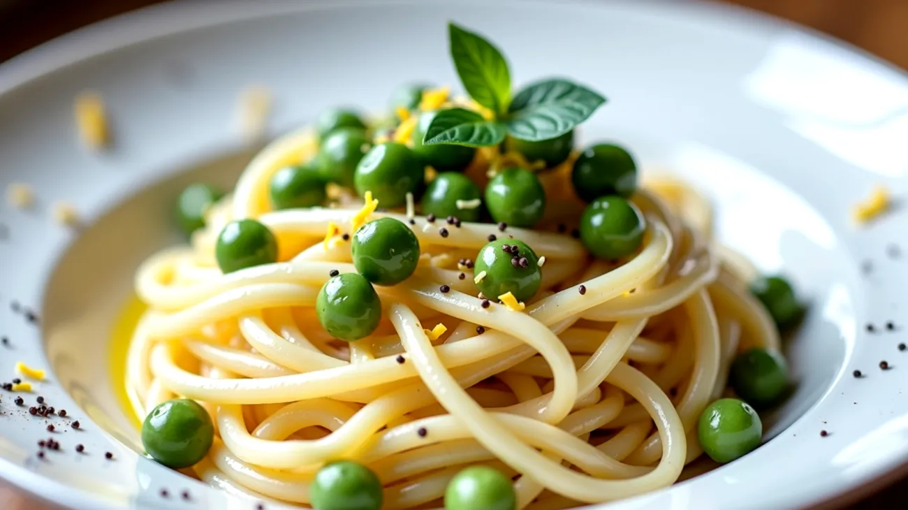Trofie cremose pecorino limone"
