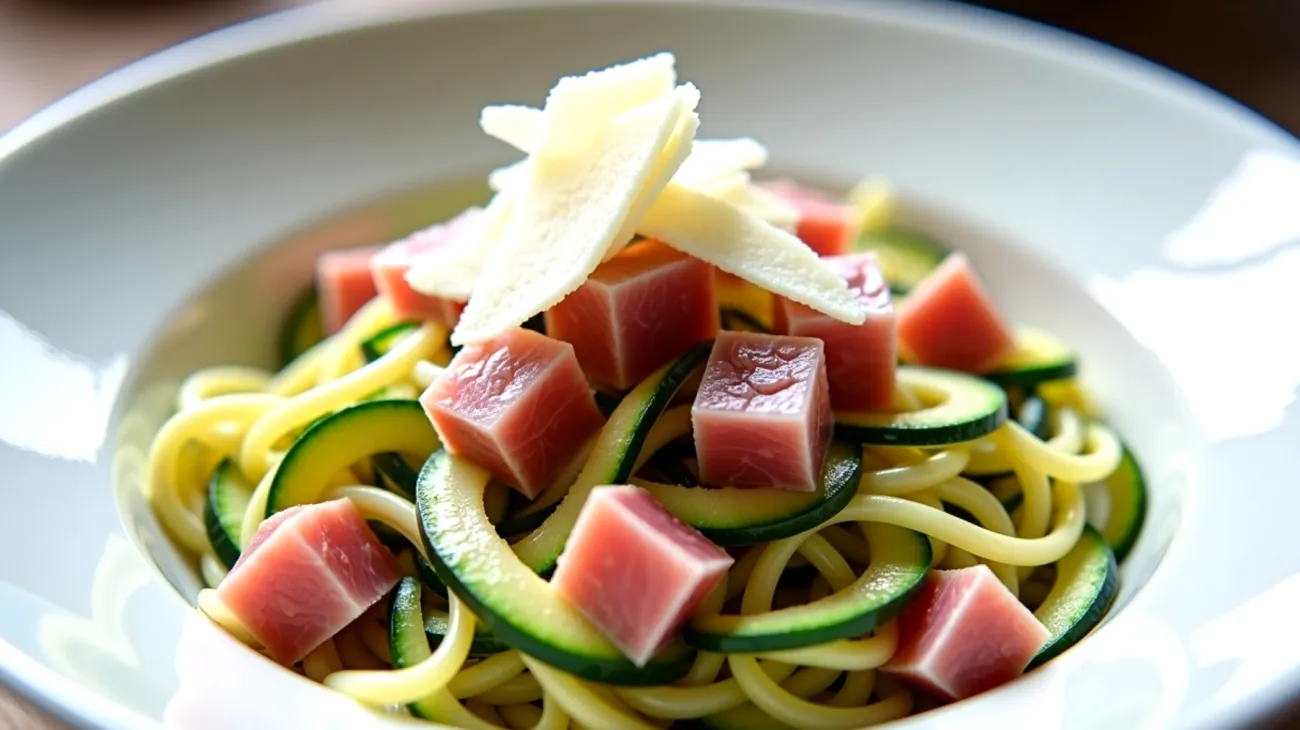 Trofie tonno fresco zucchine"