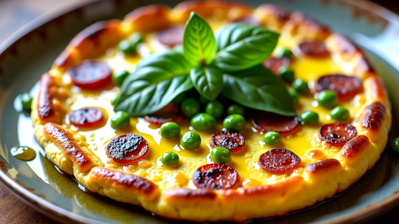 frittata alici fave novelle"