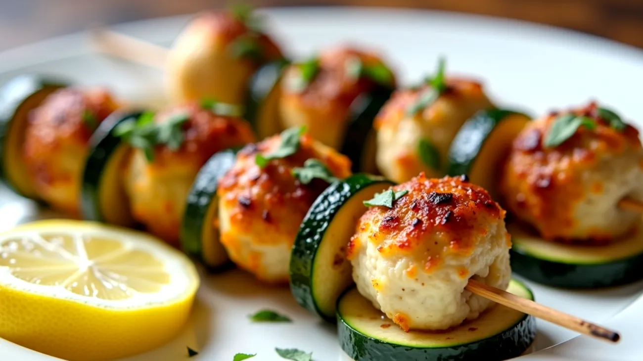 spiedini ricotta tonno zucchine"