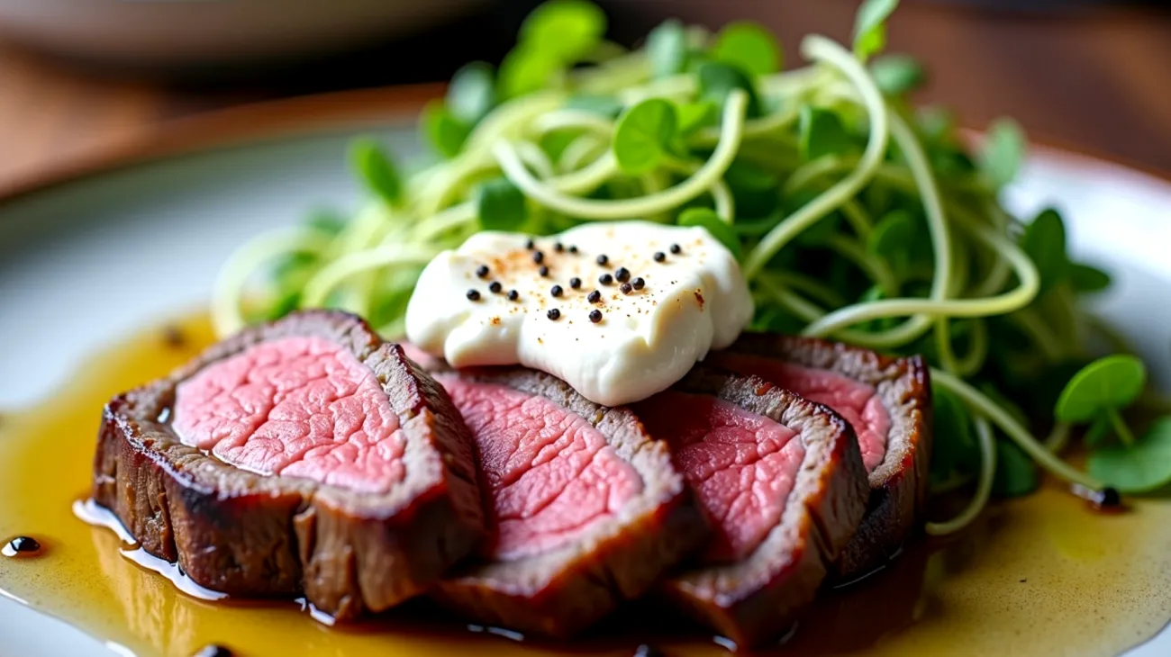 tagliata rustica caprino fresco agretti piccanti"
