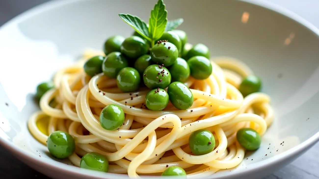 trofie al limone fave fresche ricotta"